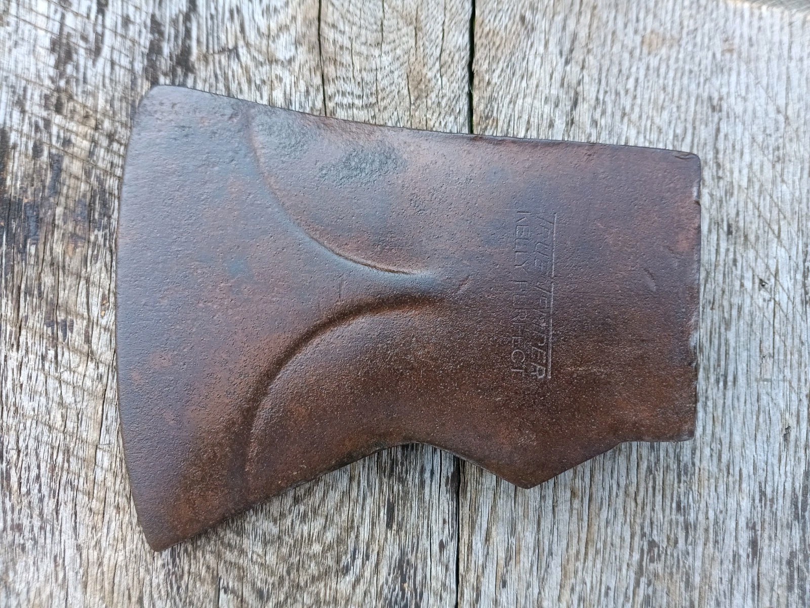 Vintage Large True Temper Kelly Perfect Jersey Pattern Axe Head Bevels 4 lbs