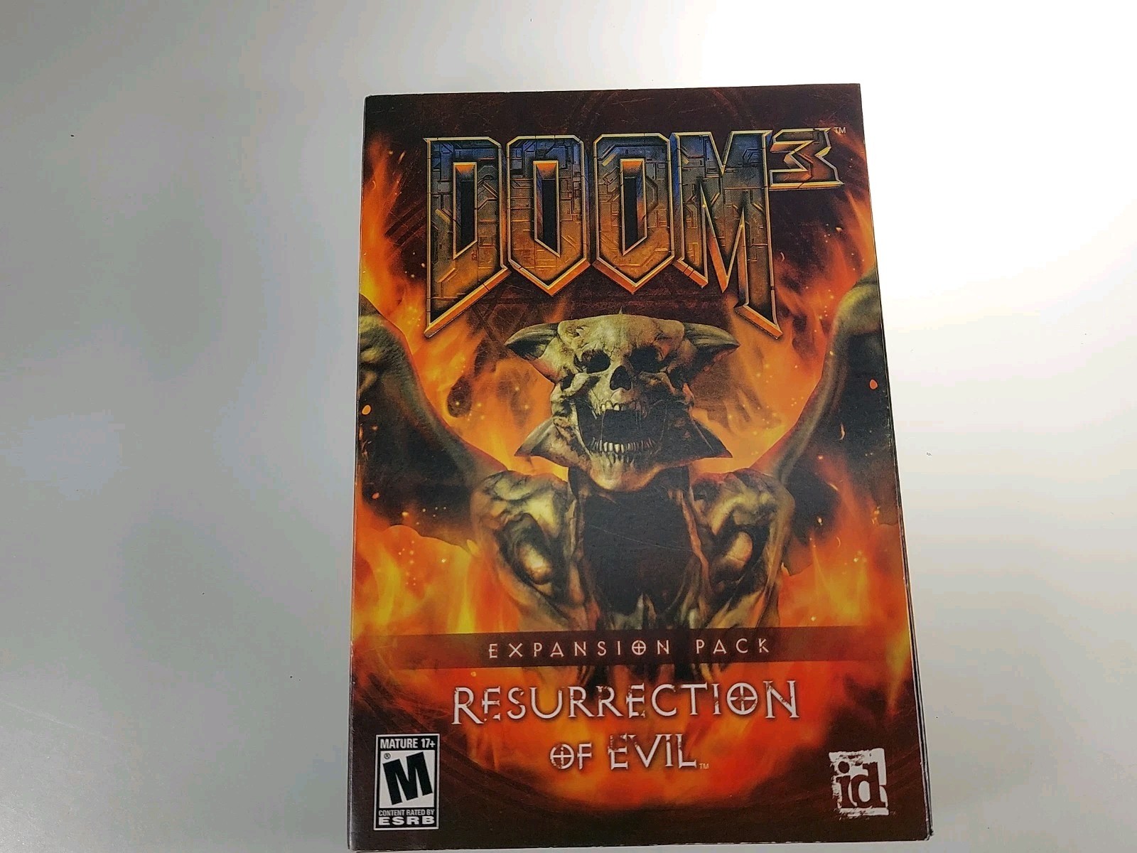 DOOM 3 Expansion Pack Resurrection of Evil PC Computer Game Big Box