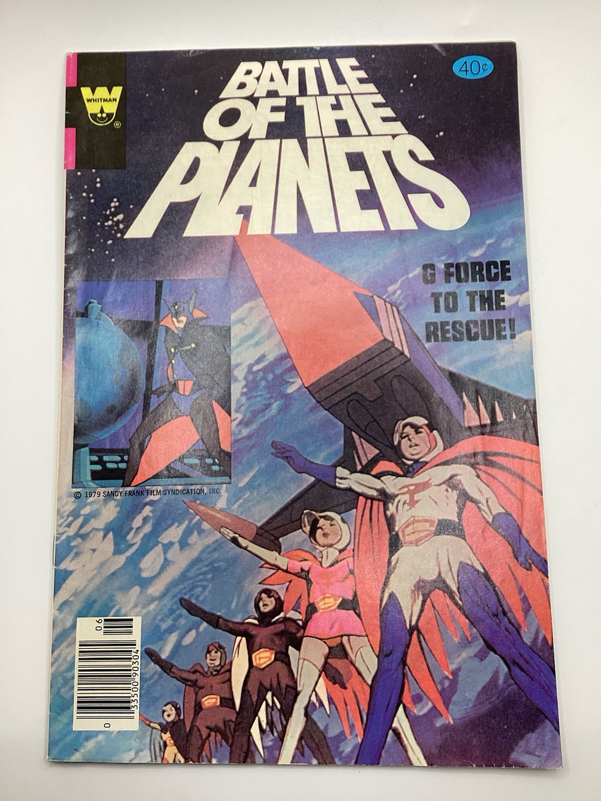 Vintage 1979 Battle Of The Planets Comic Book #1 Rare Whitman Variant/Used/Nice