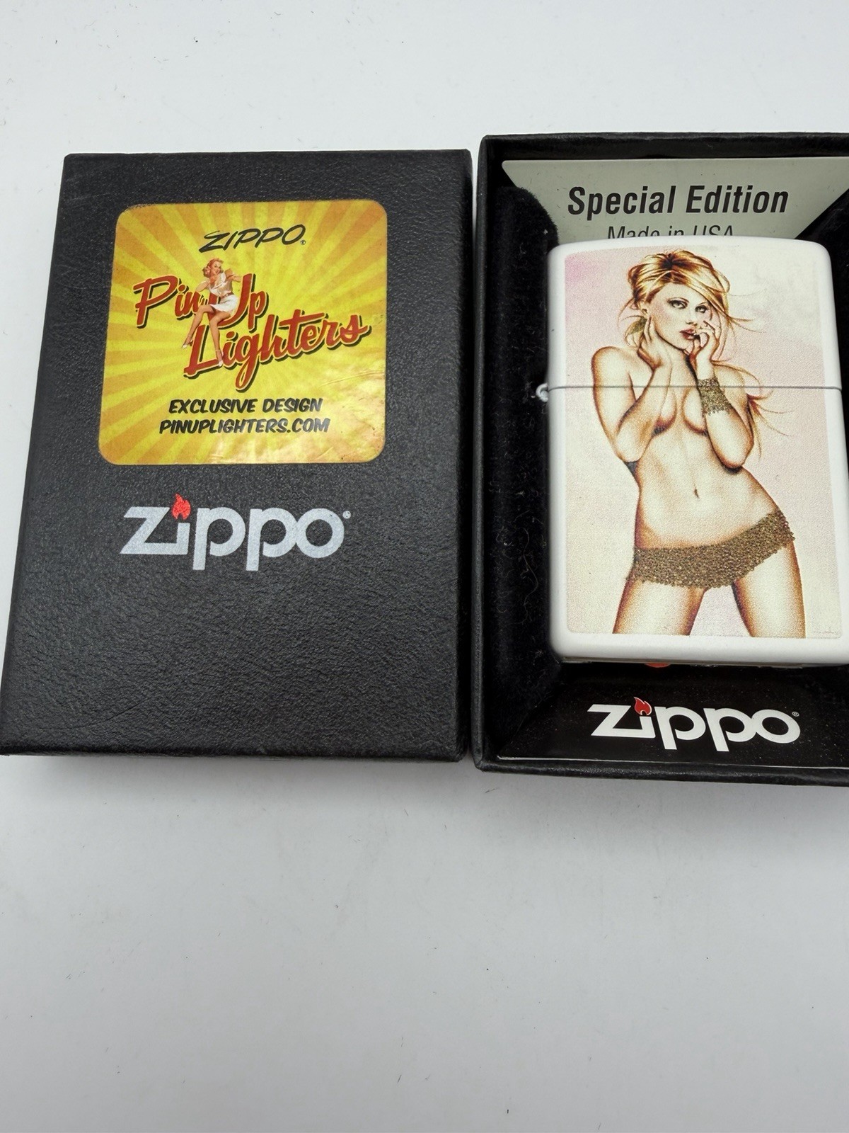 Limited Vintage 2014 Bad Influence Janesko Double Side Zippo Lighter NEW B44
