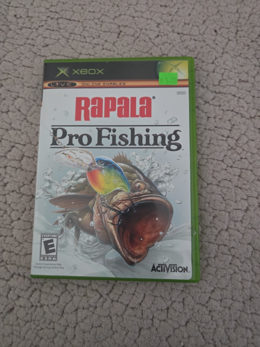 Rapala Pro Fishing (Microsoft Xbox, 2004) Complete W Manual CIB 