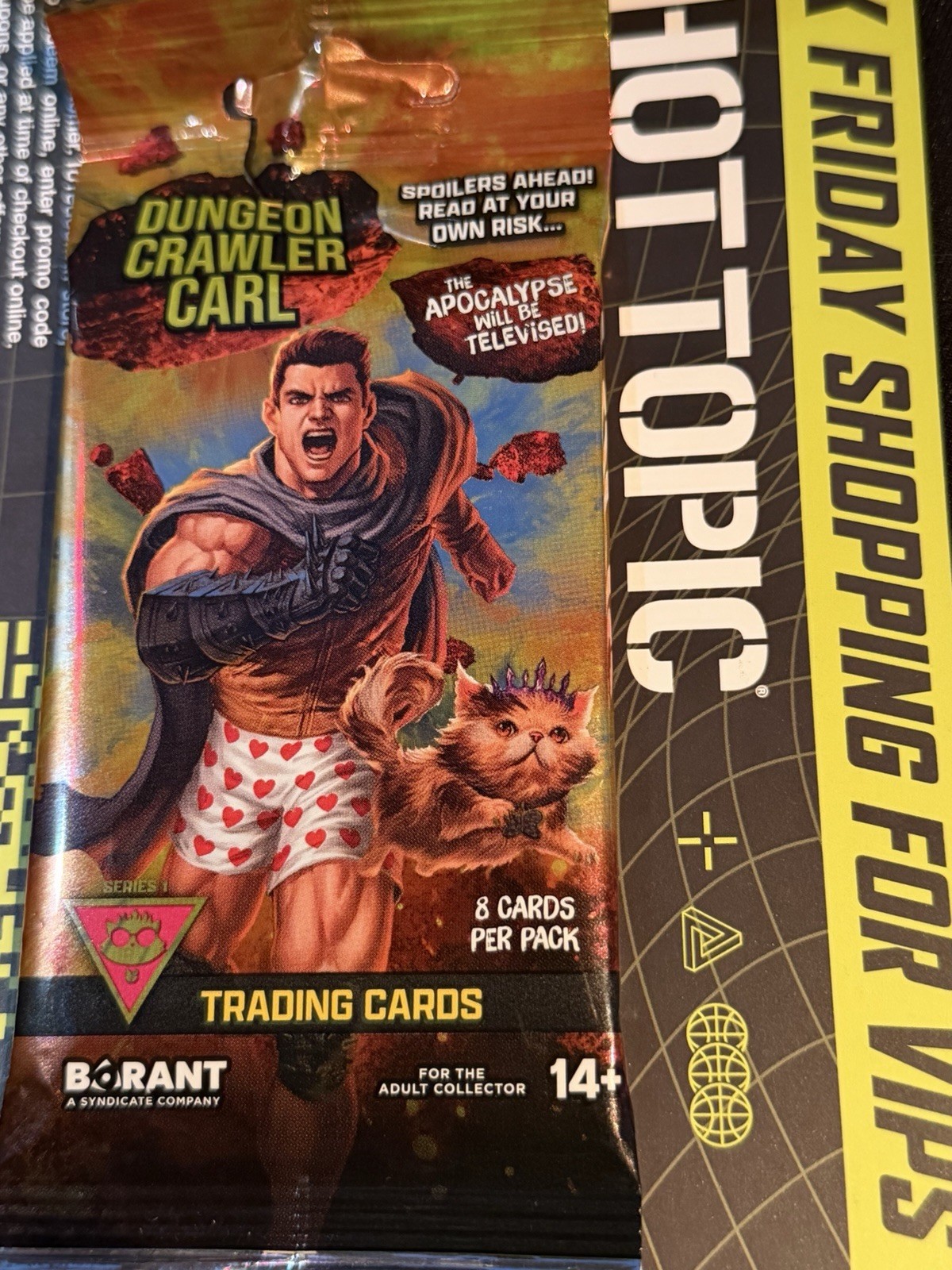 Dungeon Crawler Carl Series 1 Trading Cards 1 Sealed Pack Borant Princess Donut