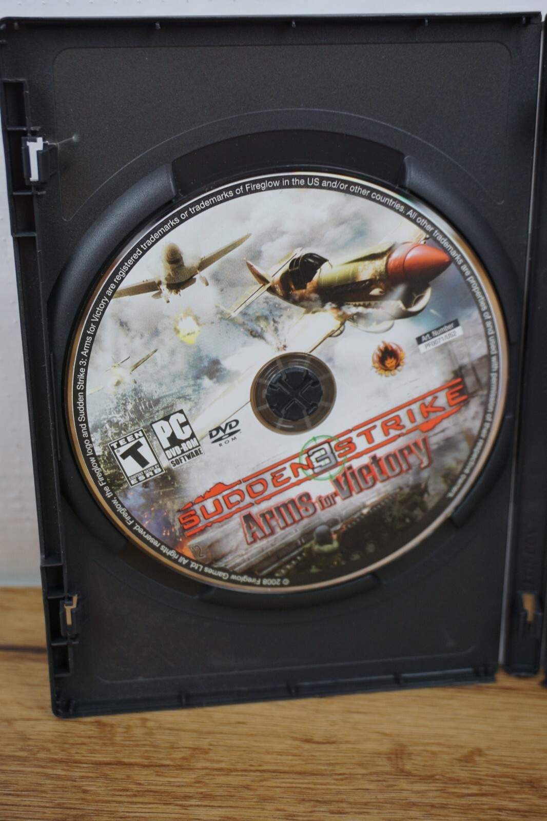 sudden strike 3 arms for victory pc game Disc Only