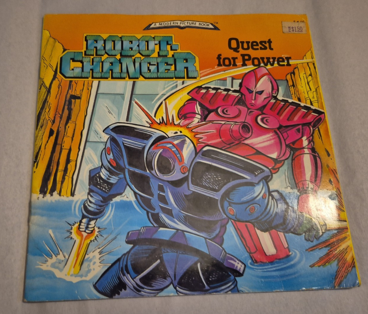 Robot-Changer Quest for Power Modern Picture Book Vintage Children's Paperback