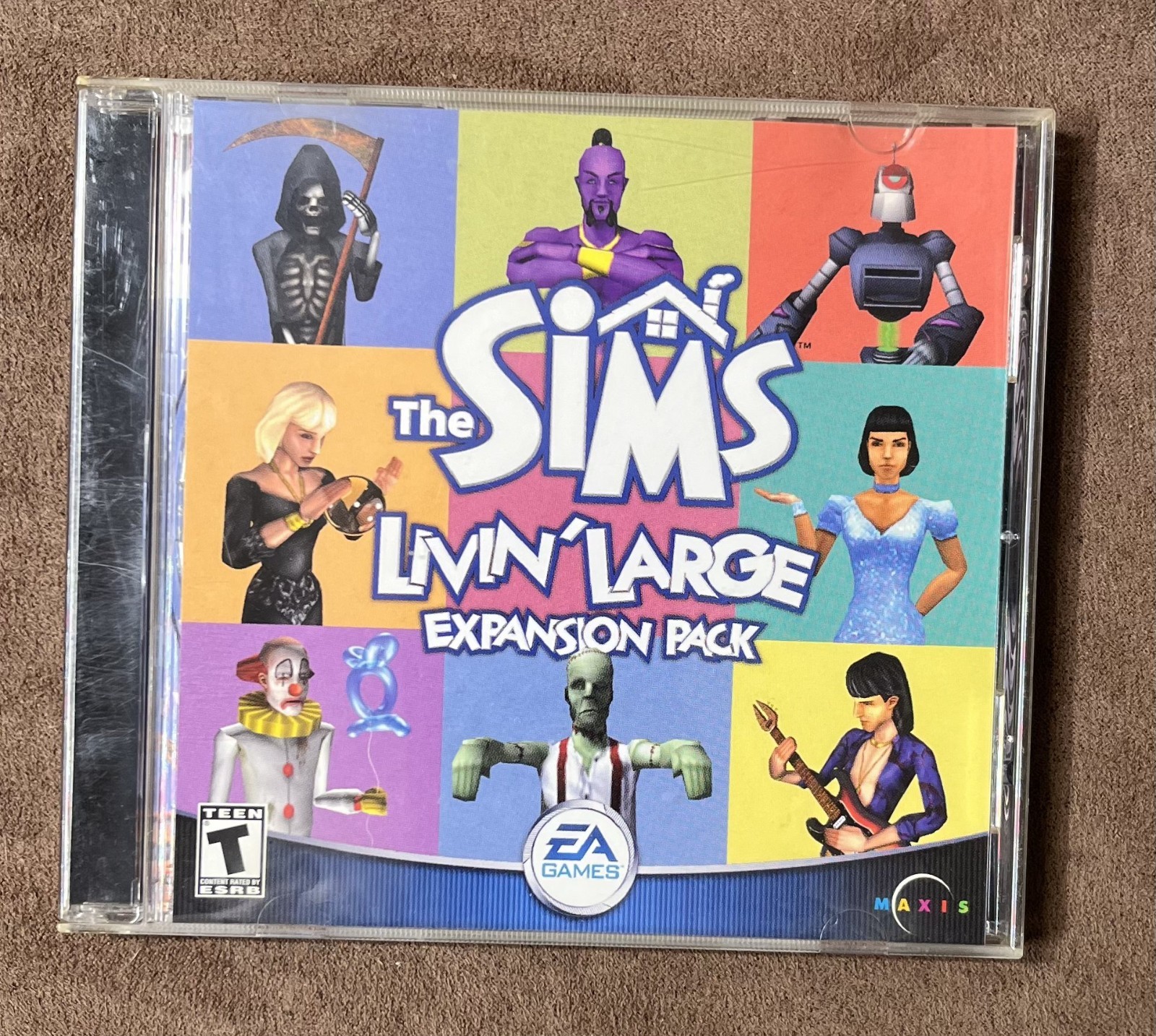 Sims: Livin' Large Expansion Pack CD-ROM (PC, 2000)
