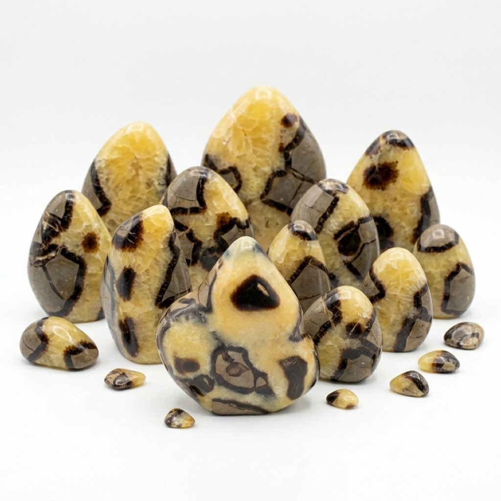 10KG (22lb) Yellow Septarian Freeform Bulk Lot