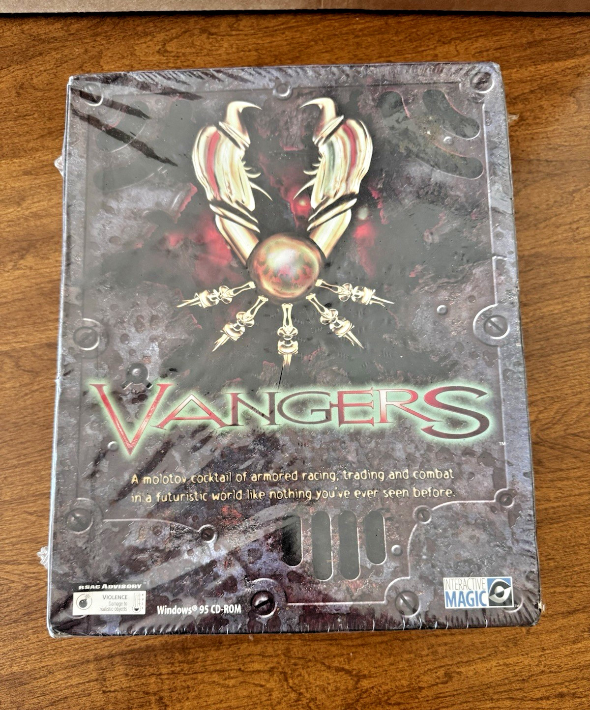 Vangers PC Game 1998 Big Box Brand New Factory Sealed Windows 95 Vintage Cult