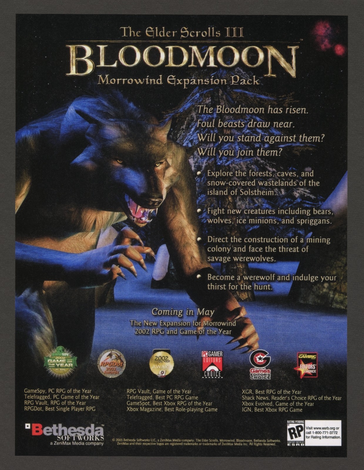 The Elder Scrolls III Morrowind Bloodmoon PC 2003 13