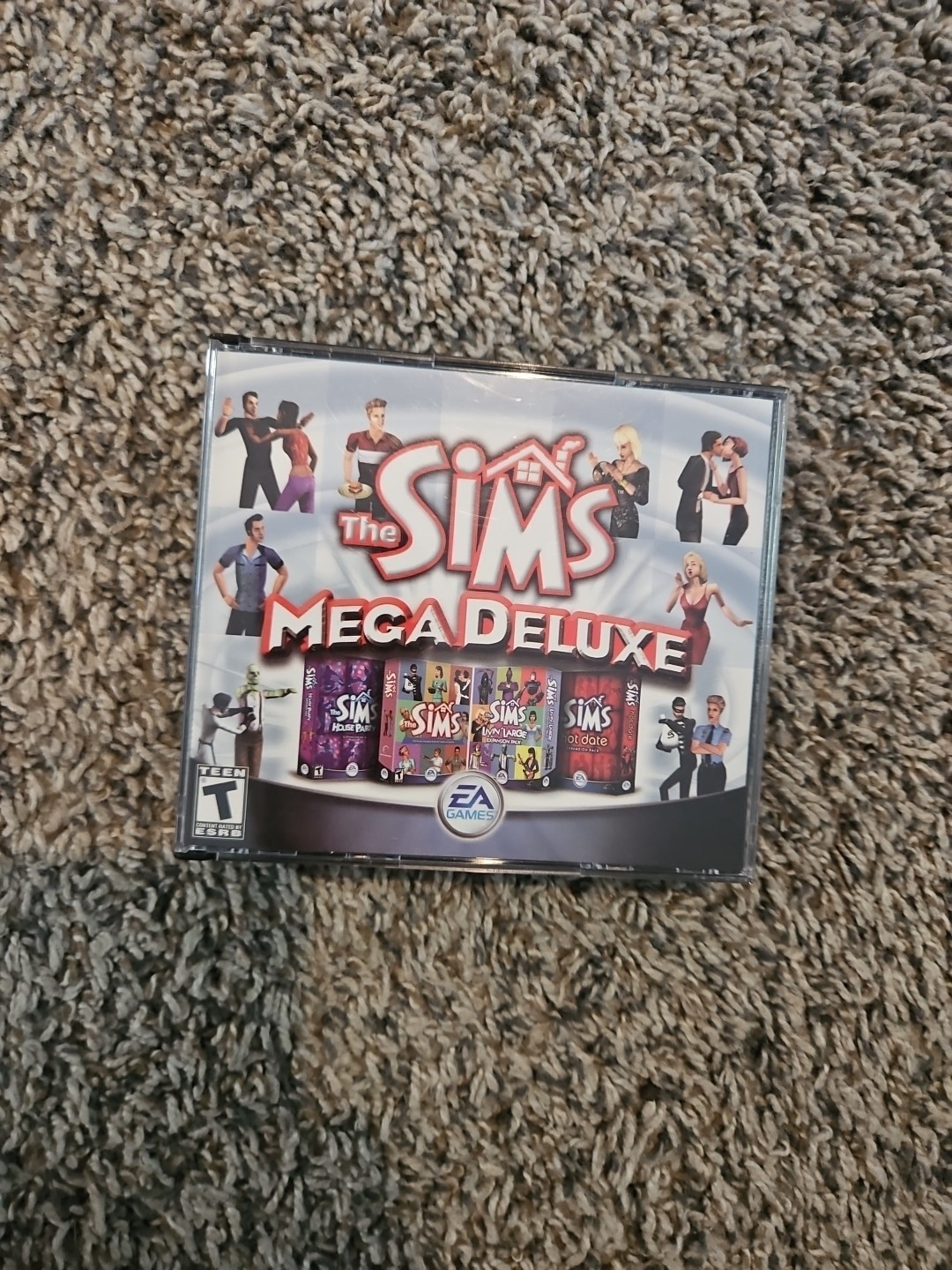 The Sims Mega Deluxe PC Game 2004 Complete 4 Discs