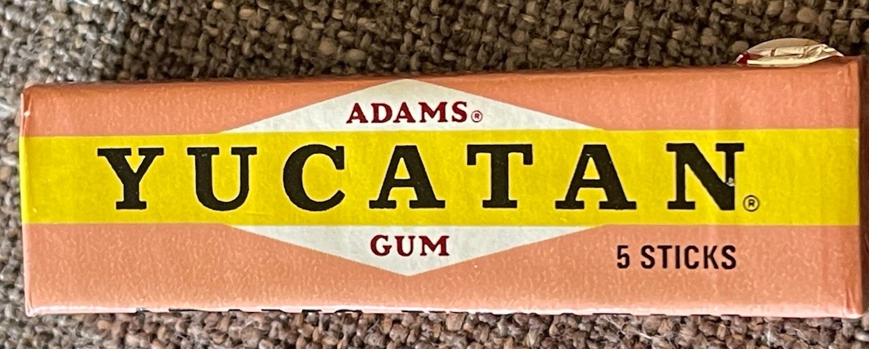 Vintage 1960’s ADAMS YUCATÁN GUM  Sealed Pack  NOS  Mint Condition
