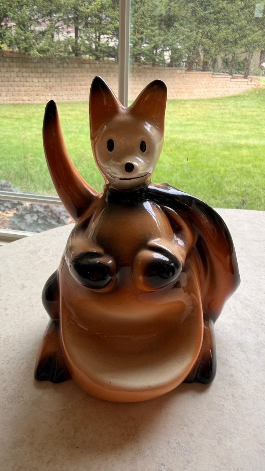 Vintage 1956 Fine Enterprises Boxing Kangaroo Dresser Caddy Valet Pulp Fiction