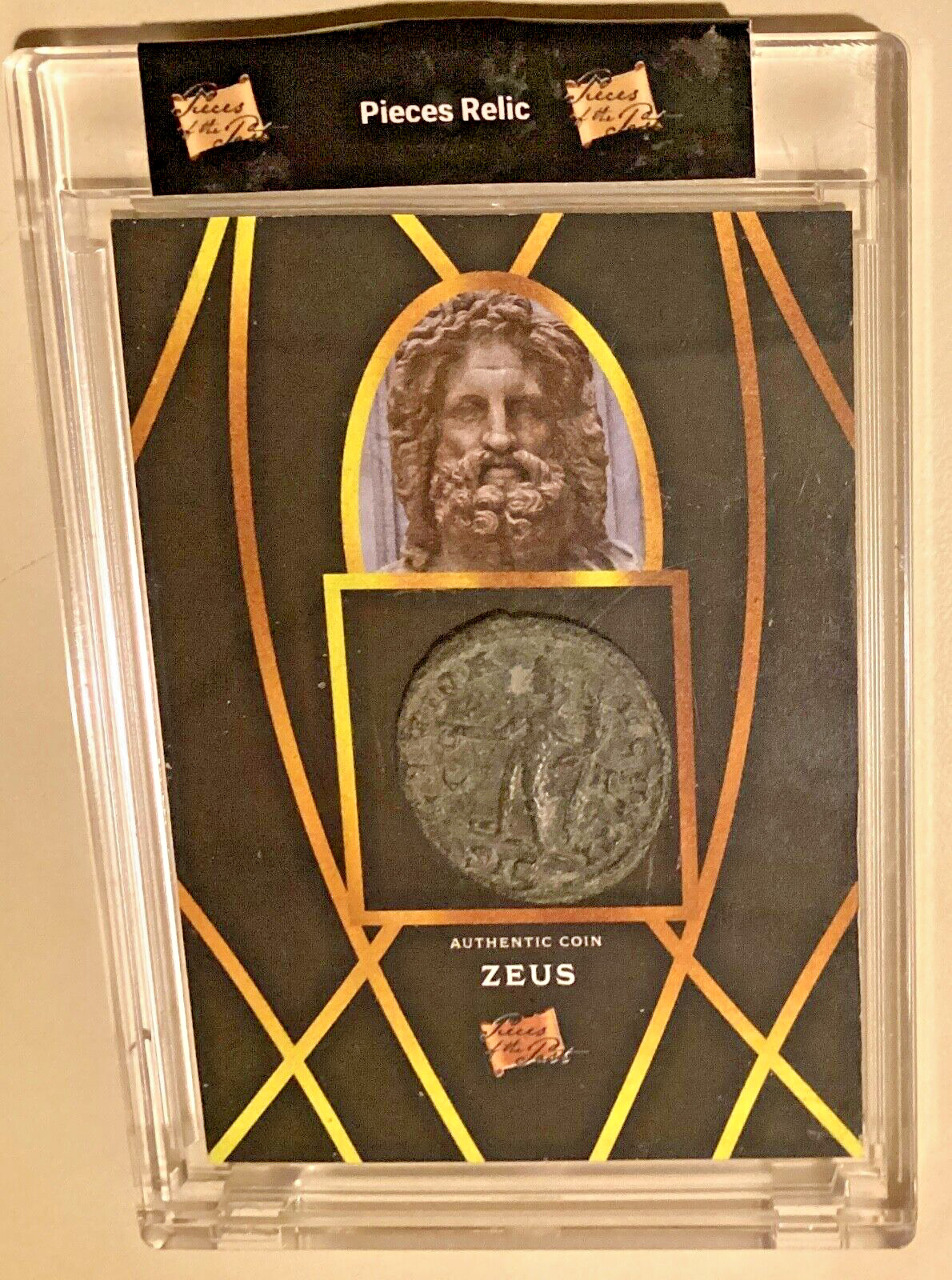 ZEUS ANCIENT JUMBO DETAILED COIN PIECES OF THE PAST like leaf metal pop century