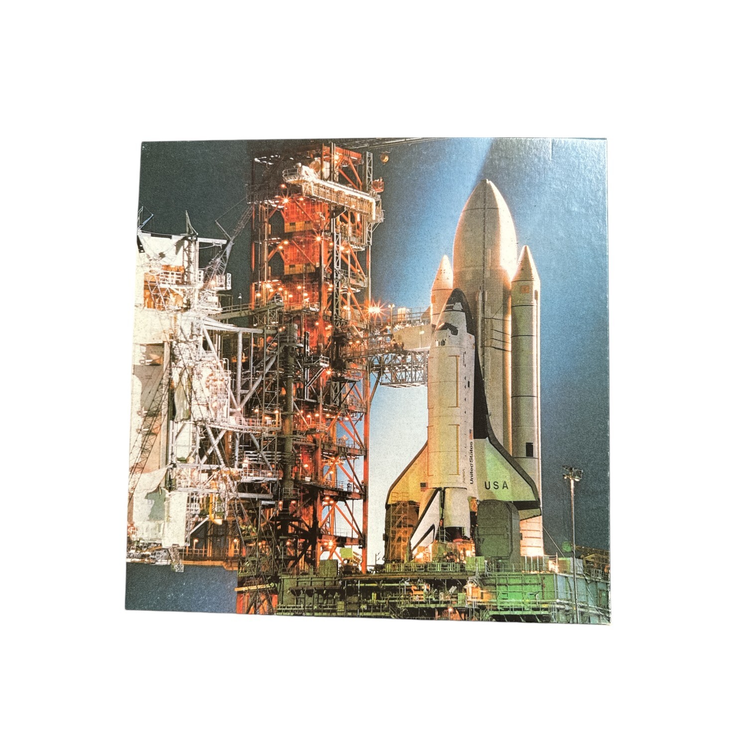 Vintage 1982 Hail Columbia NASA Space Shuttle Jigsaw Puzzle 550 PC 18X24