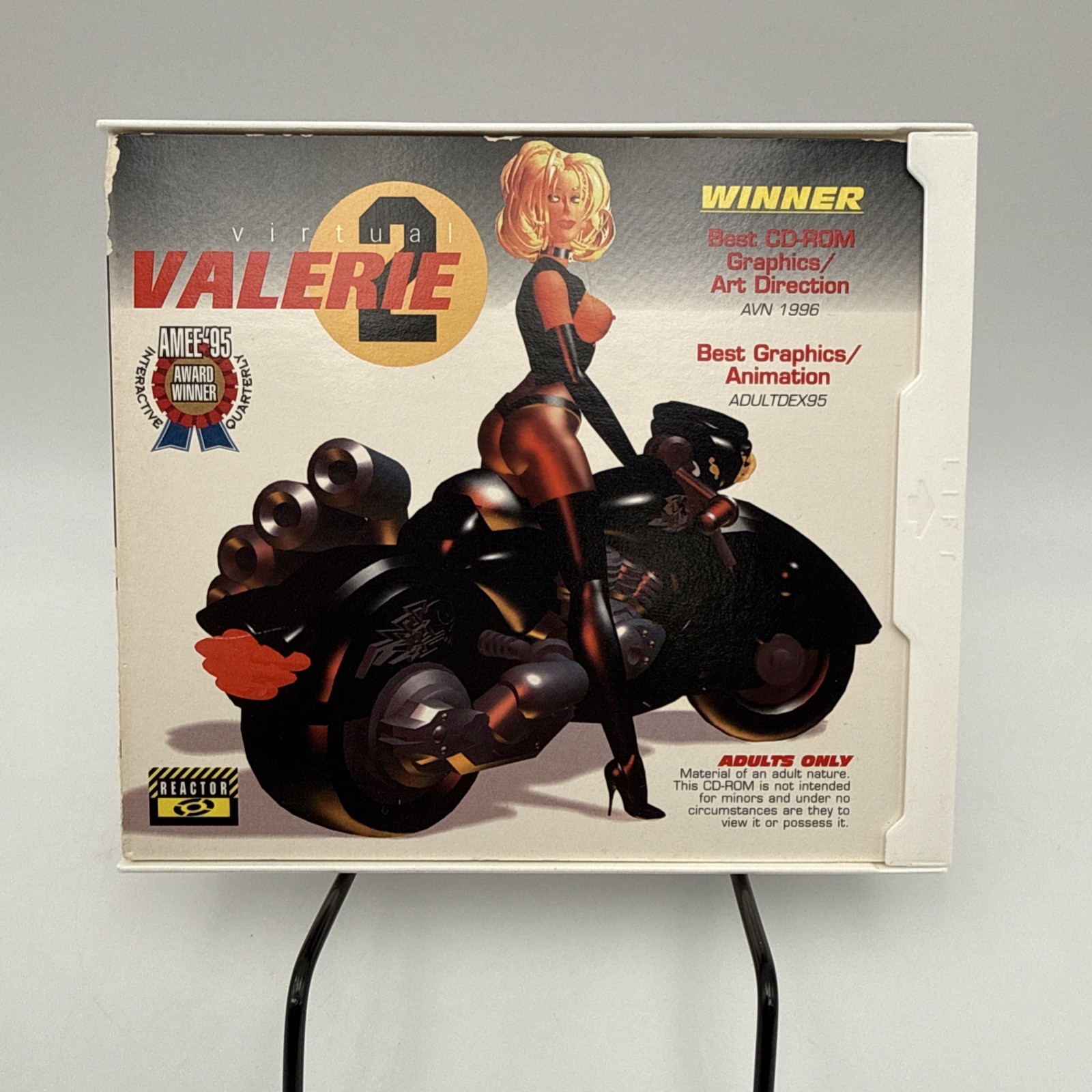 Super RARE Virtual Valerie 2 CD-Rom 1994 Adult Computer Game Mike Saenz PC/MAC