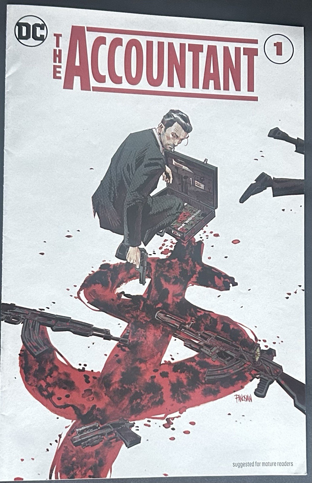 The Accountant #1 DC Comics 2016 SDCC Exclusive Movie Promo Ben Affleck RARE