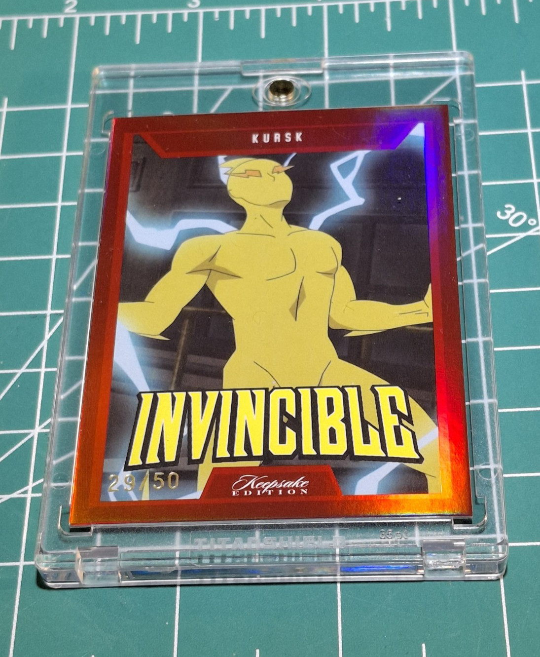 Invincible 2025 Keepsake Card Season 1 KURSK #106 Red Refractor 29/50