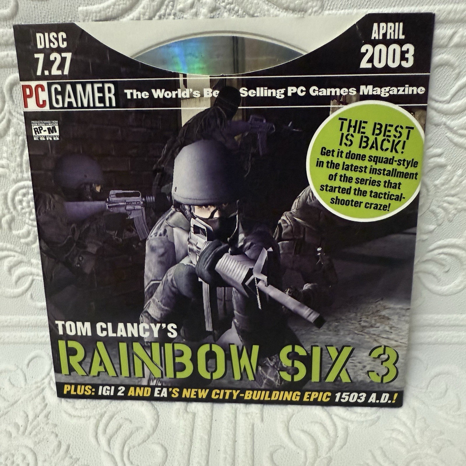 Rainbow Six 3 -PC Gamer April 2003  7.27 Demo Disc, IGI 2 Covert Strike