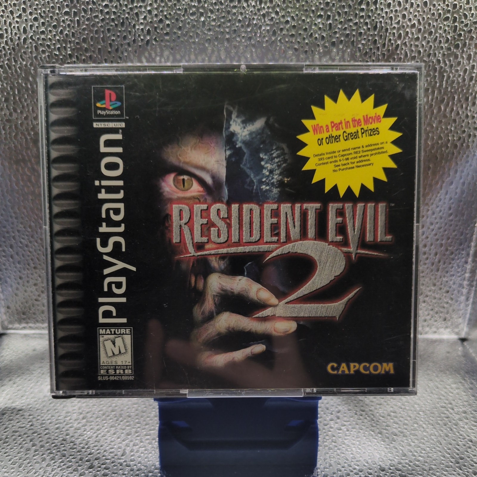 Resident Evil 2 Sweepstakes Edition - PlayStation 1, PS1 Complete CIB + Reg Card