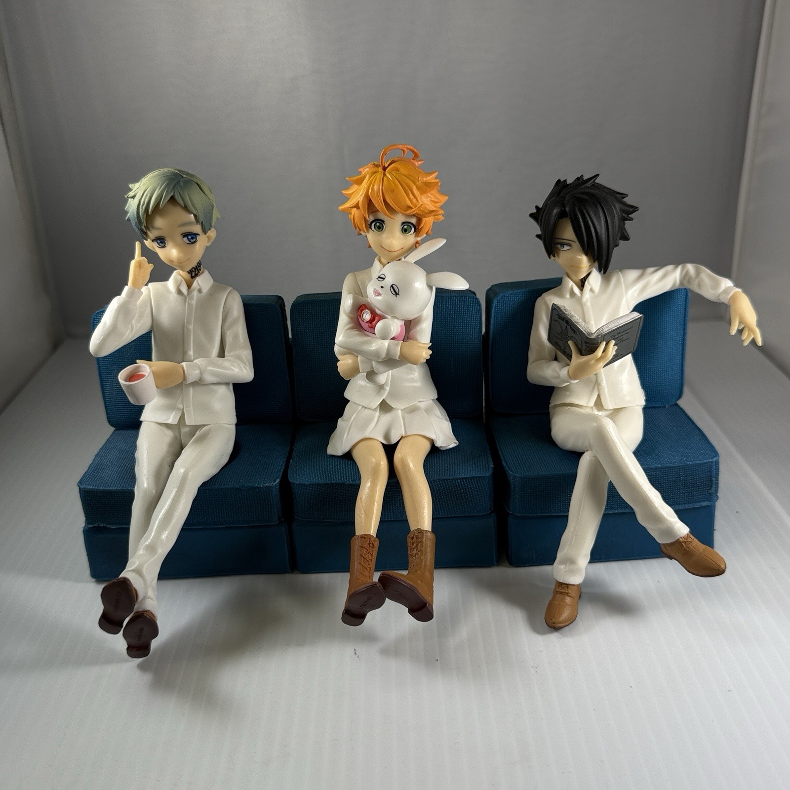 The Promised Neverland Premium Figure Doll Emma Norman Ray 3 Set Sega Japan