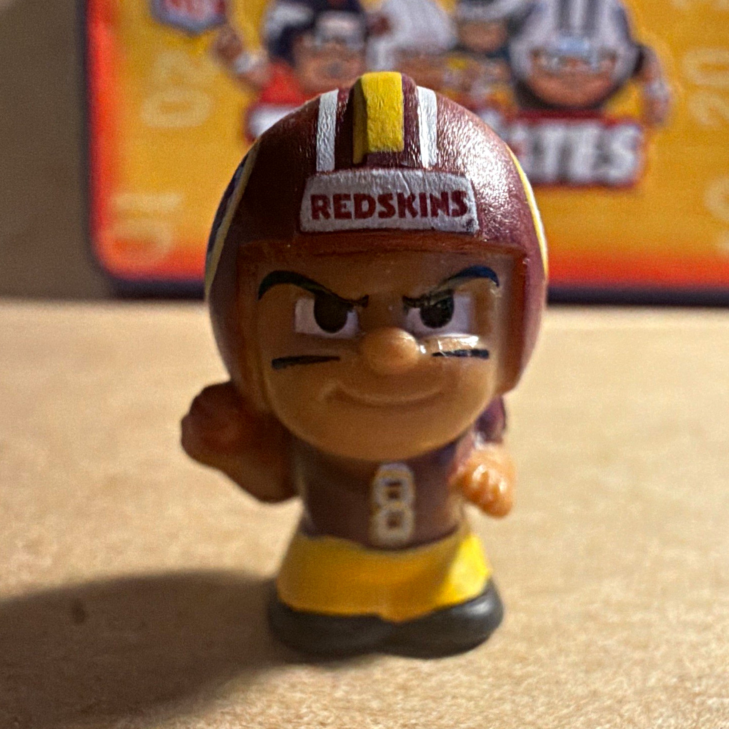Kirk Cousins TeenyMates NFL Washington Redskins #8 Plastic Mini Figurine