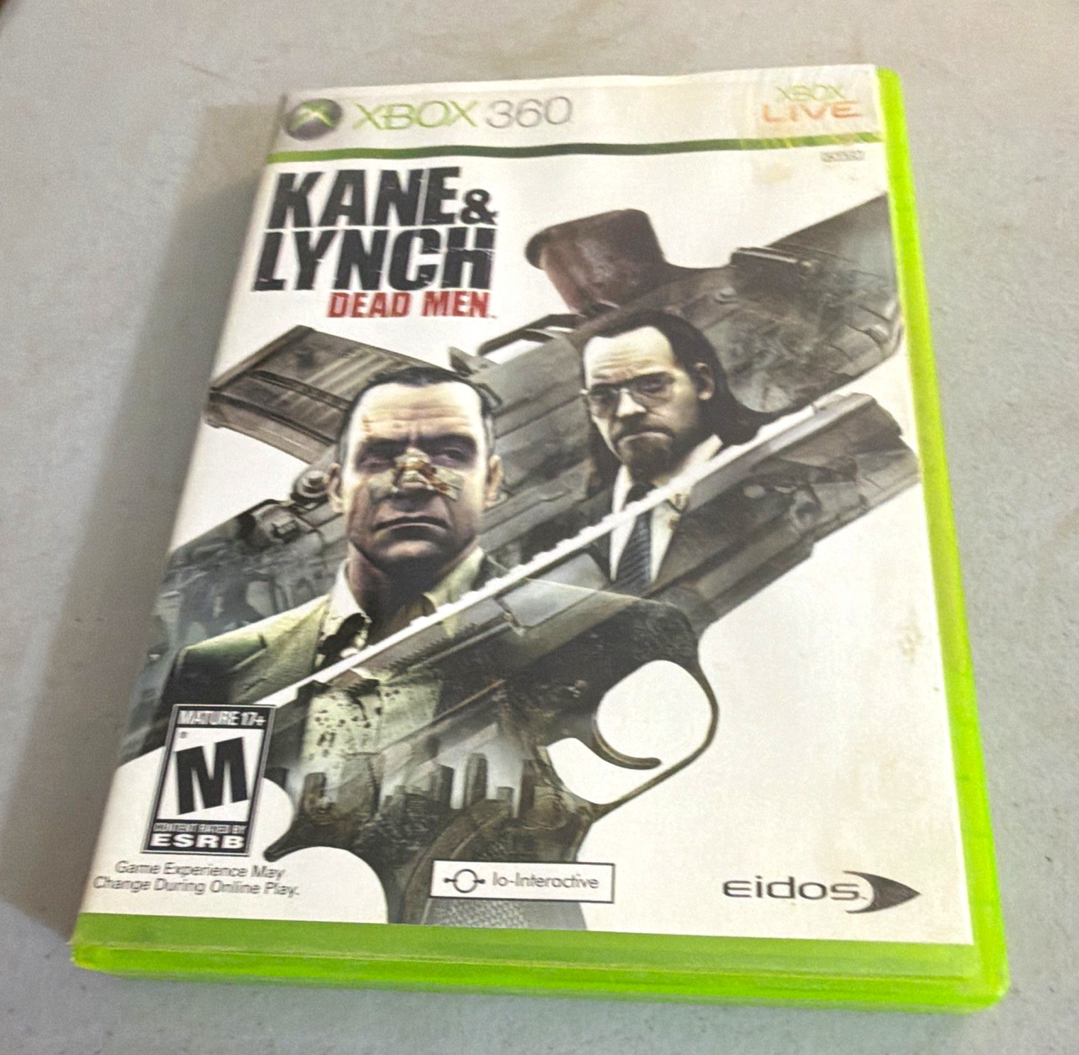 Kane & Lynch: Dead Men Xbox 360 CIB Multiplayer M Rated NTSC-U/C 2007