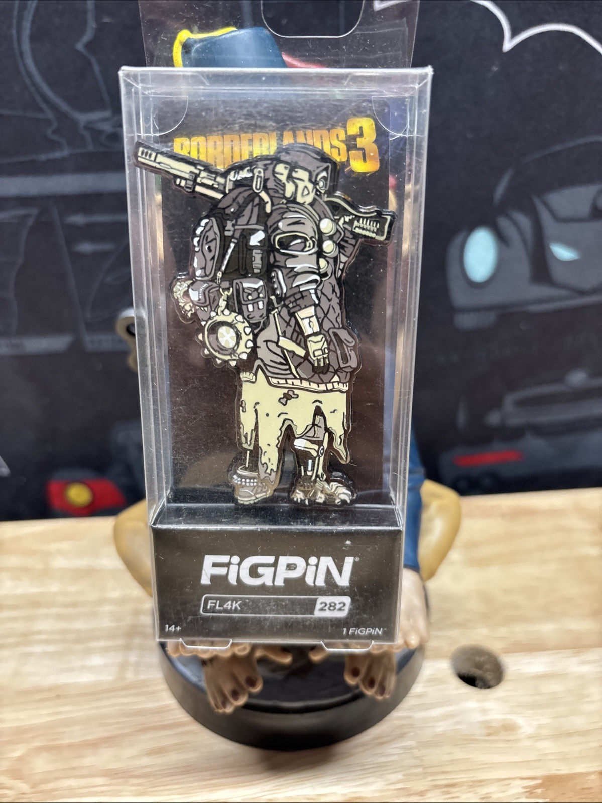 FiGPiN FL4k Chase Version #282 Borderlands 3 - Collectible Pin Sealed Box