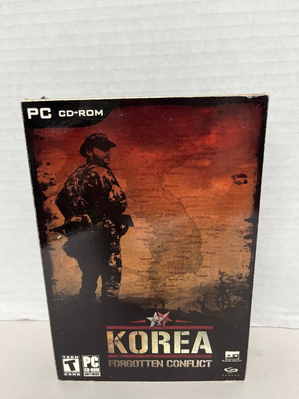 Korea Forgotten Conflict PC CD-ROM Game Complete in Box w/ Manual Korean War