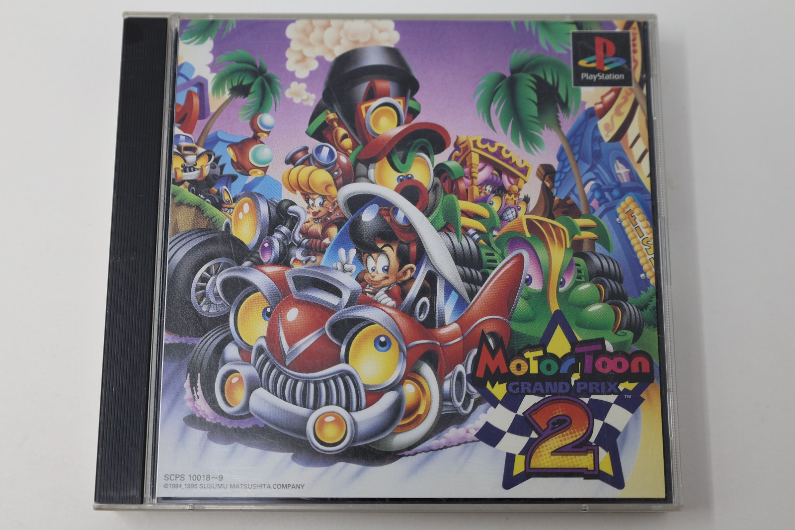 Motor Toon Grand Prix 2 Playstation 1 Japan *US Seller* *Works*
