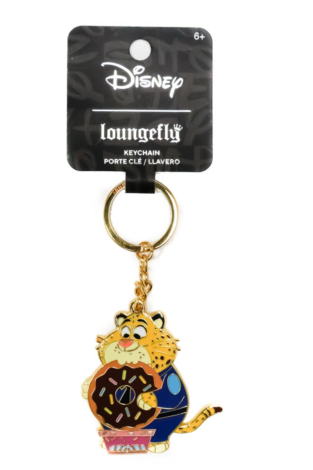 Loungefly Disney Zootopia Clawhauser 2.5 Inch Enamel Keychain Collectible 