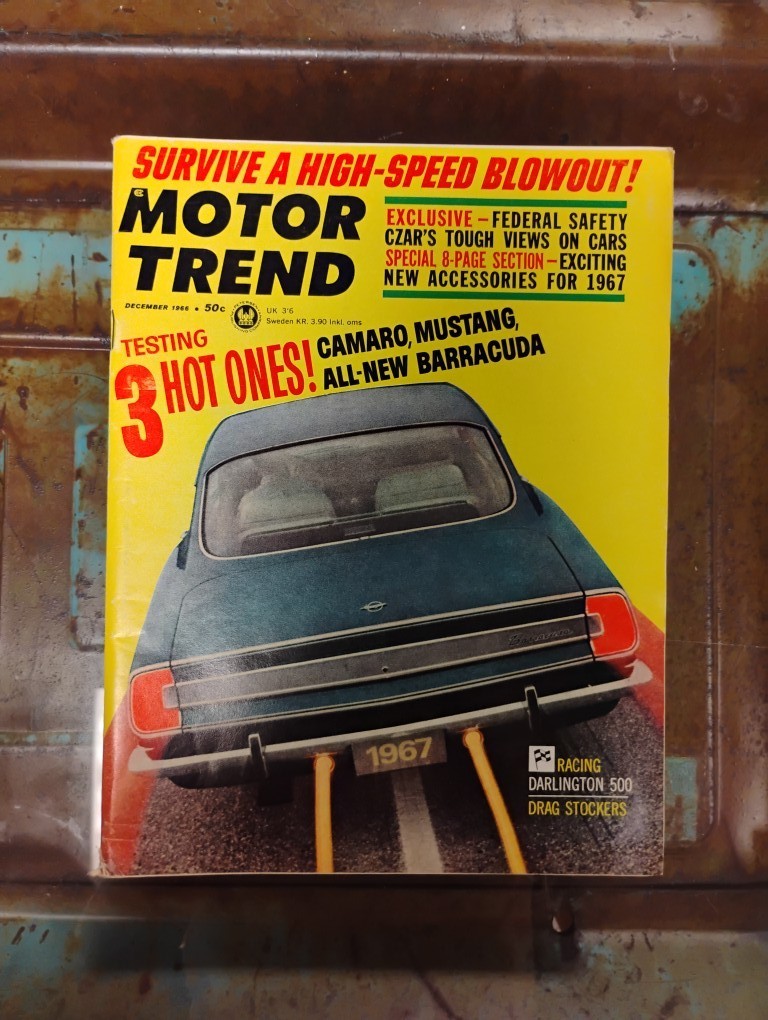 December 1966 Motor Trend Magazine