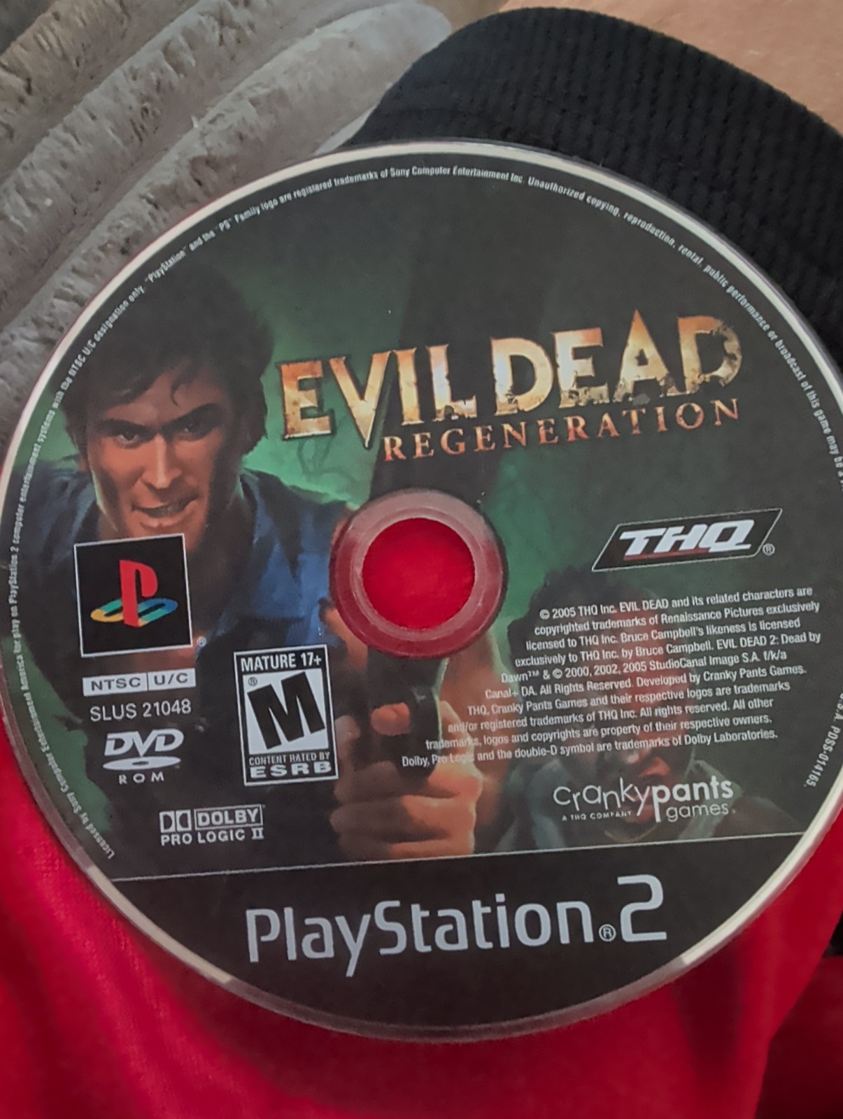 THQ Evil Dead: Regeneration (Sony PlayStation 2) NTSC-U/C M 2005 DISK ONLY
