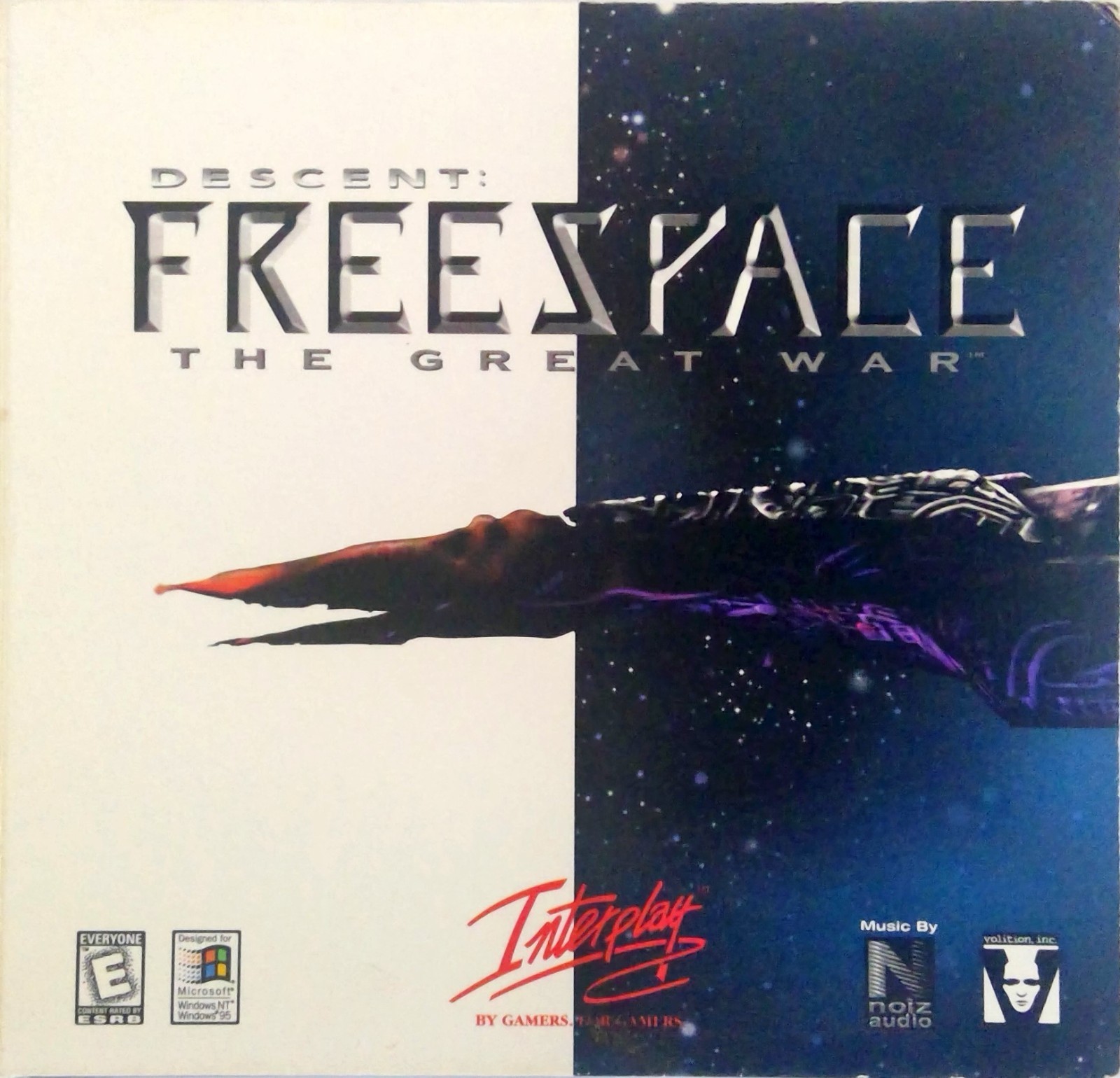 Interplay Descent: FreeSpace The Great War PC Game E Rated Descent Series 2 cds