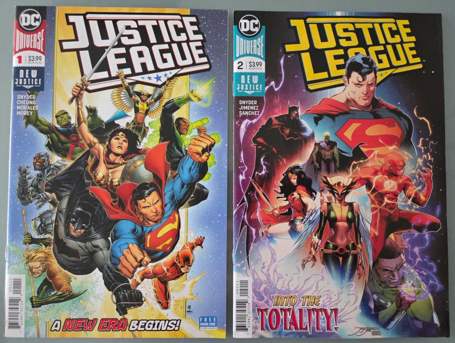 JUSTICE LEAGUE #1-74 (2018) DC UNIVERSE COMICS NEAR COMPLETE SERIES SET OF 69