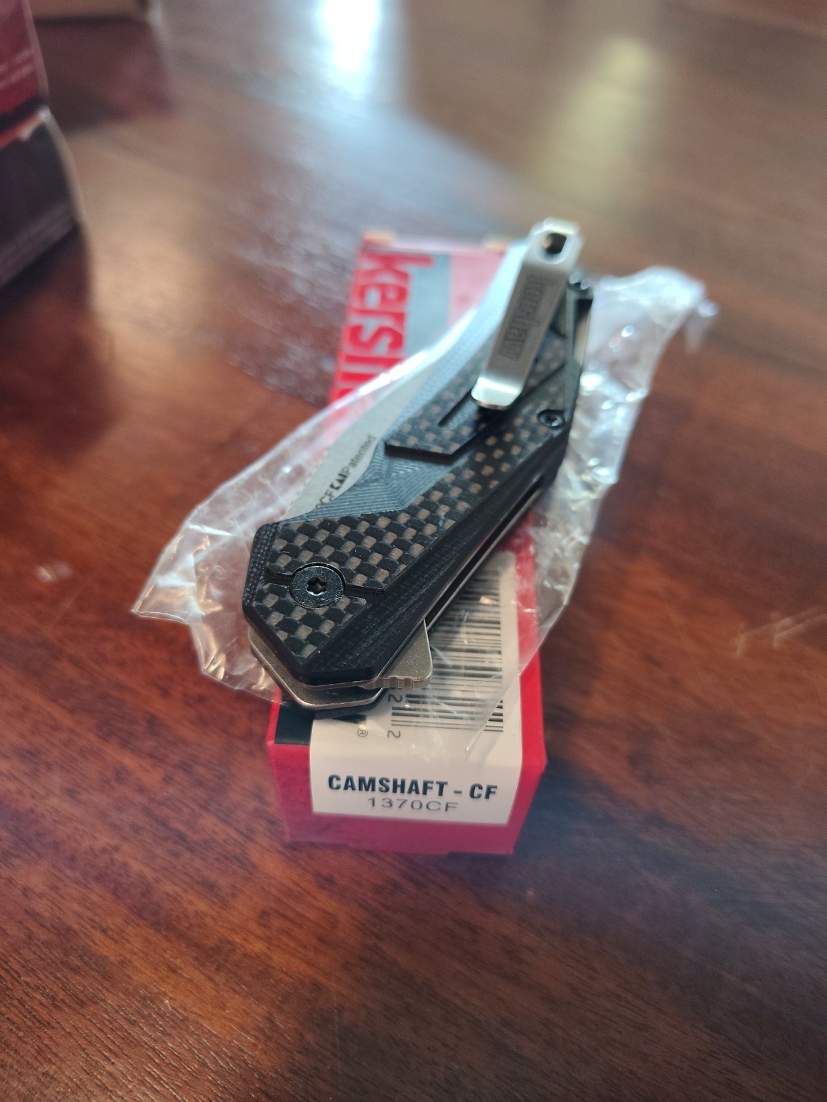 Kershaw 1370CF Camshaft Knife SMKW Exclusive D2 Carbon Fiber RARE NIB