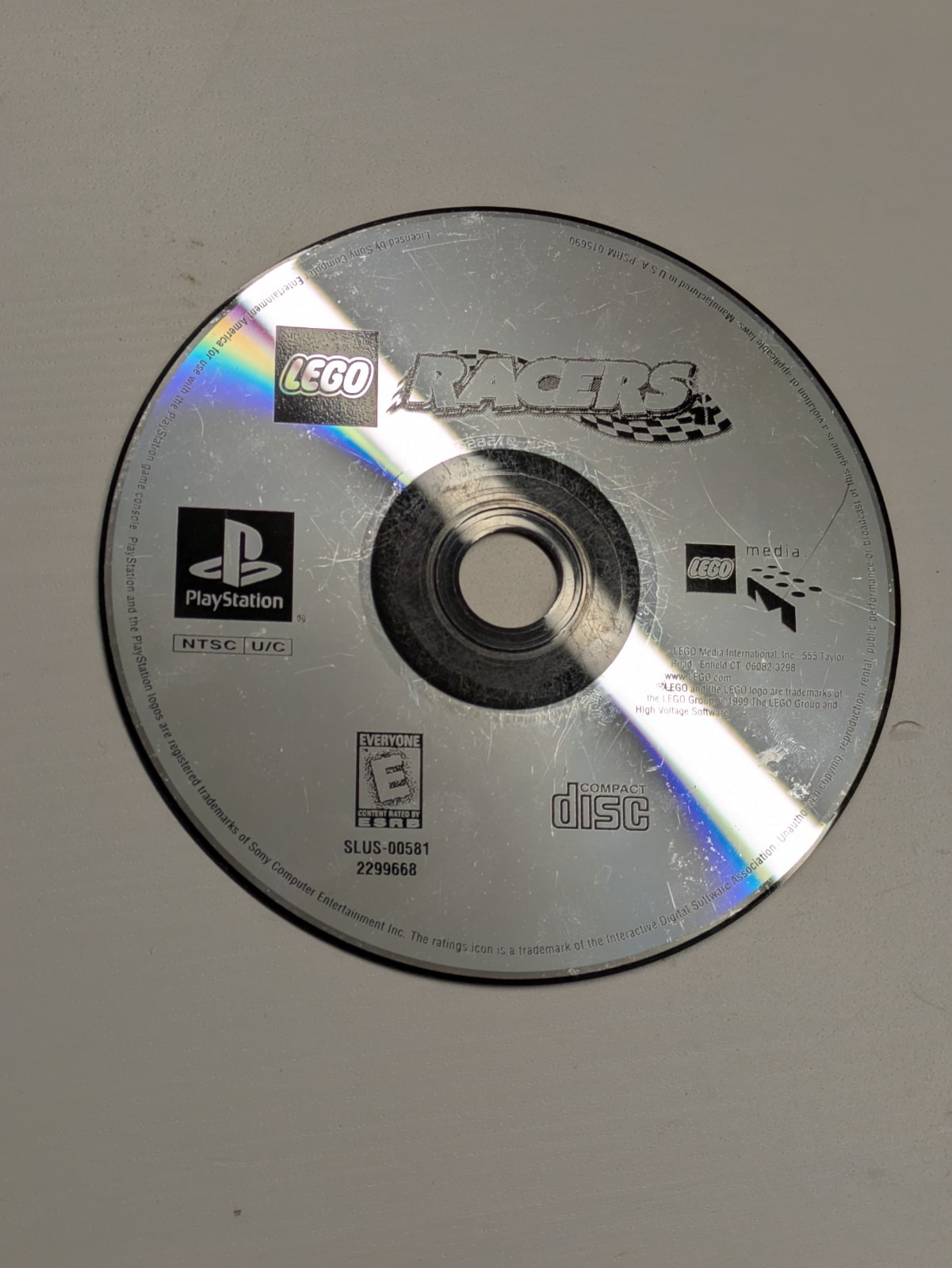 LEGO Racers (Sony PlayStation 1, PS1) DISC ONLY M3529