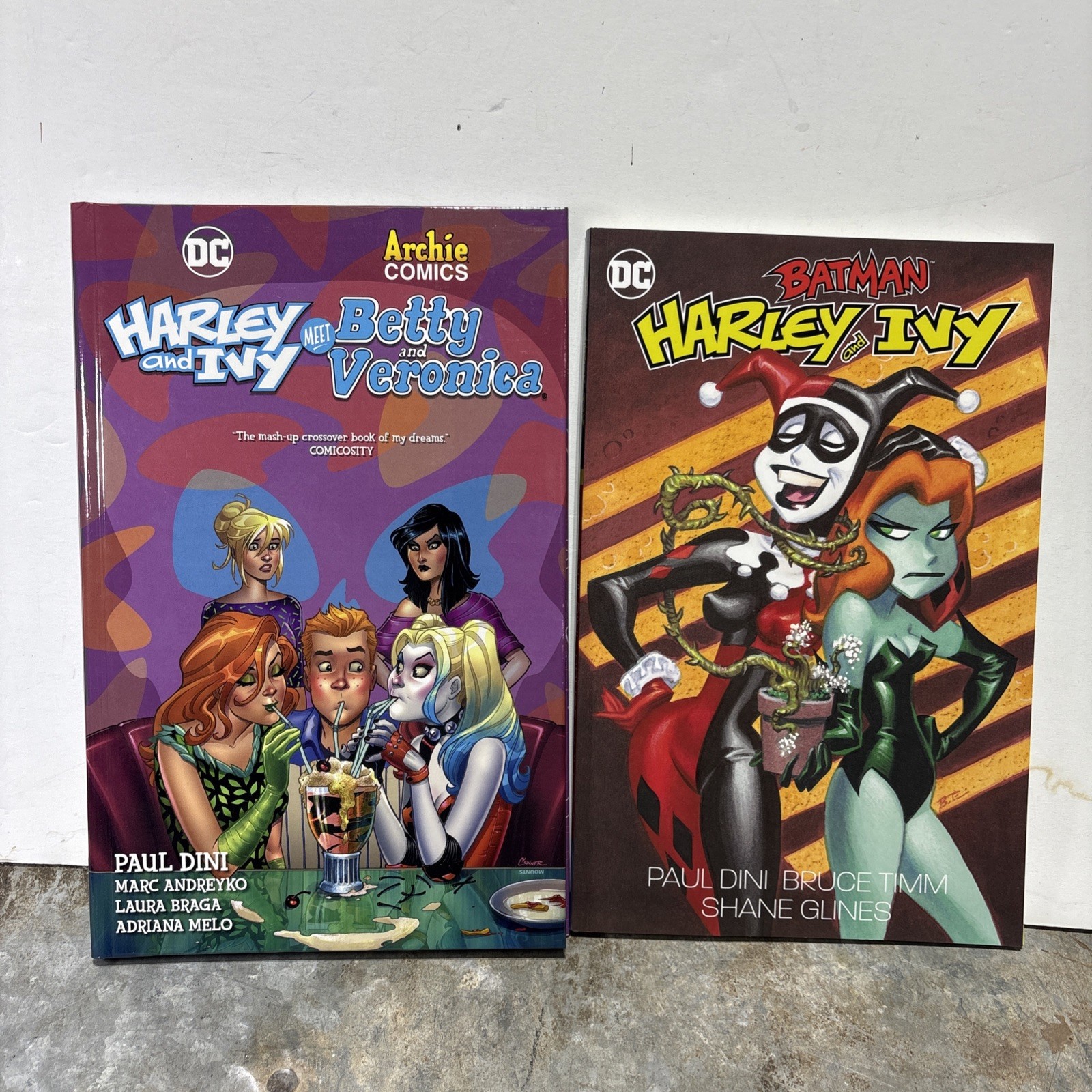 Harley and Ivy DC Comic Lot Meet Betty and Veronica And Batman - Paul Dini