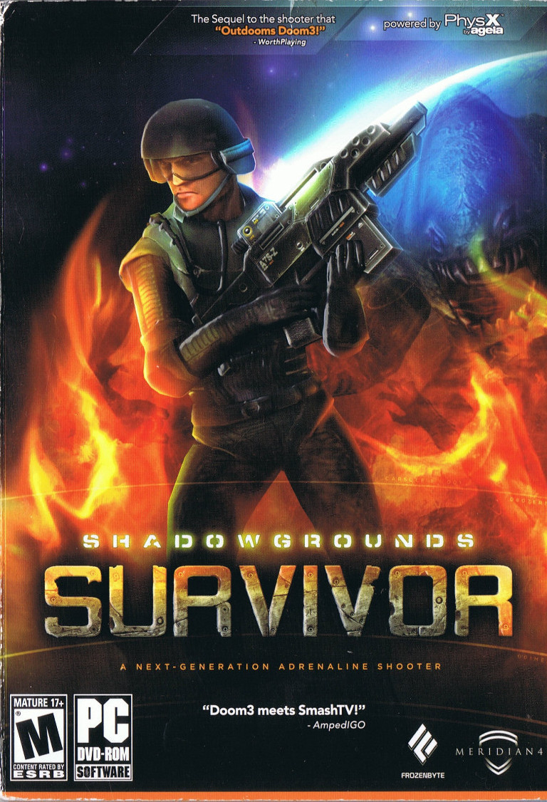 Shadowgrounds Survivor (PC, 2007, Meridian 4, SEALED NEW)