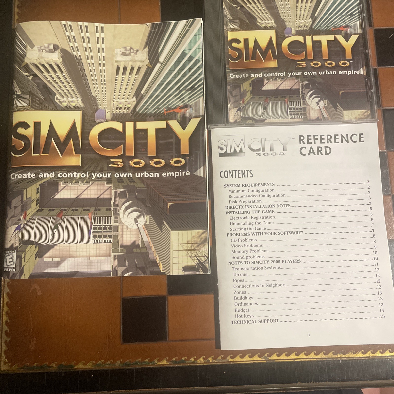SIM City 3000 Unlimited PC E for Everyone Big Box PC Game Complete