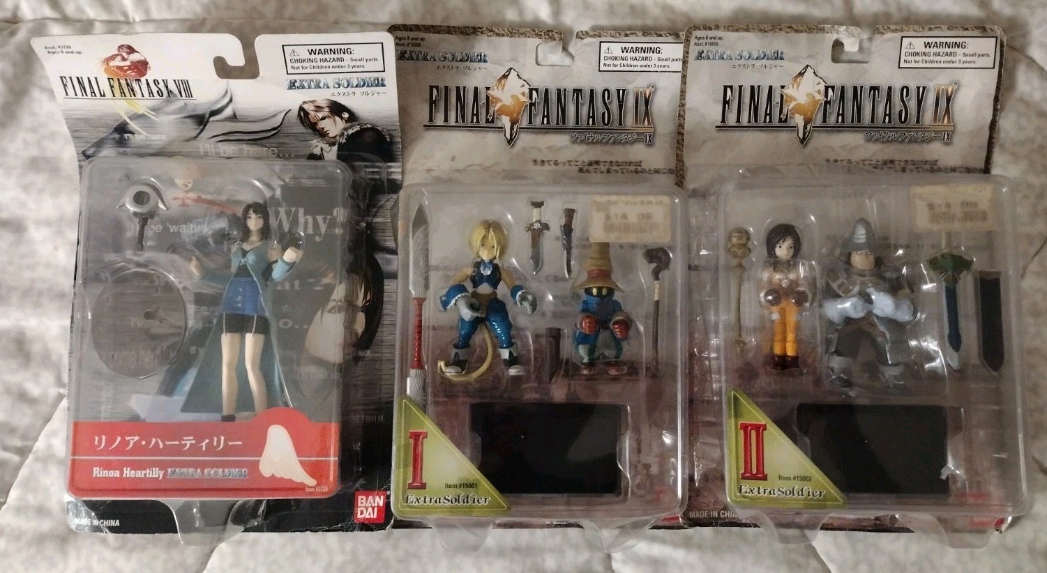 Final Fantasy VIII, IX Extra Soldier Figure  Unopened Collection Set
