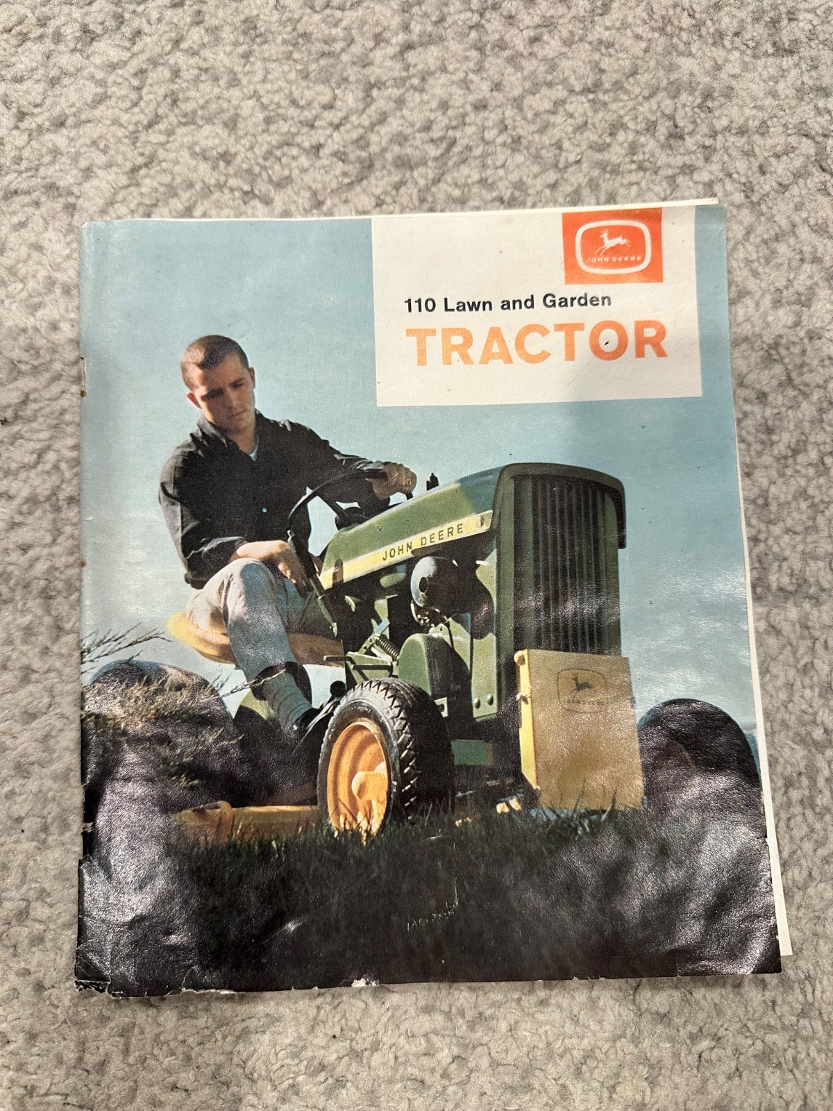 John Deer 110 lawn and garden original brochure