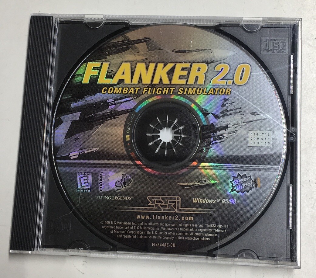 Flanker 2.0: Combat Flight Simulator (PC, 1999) for Windows 95/98