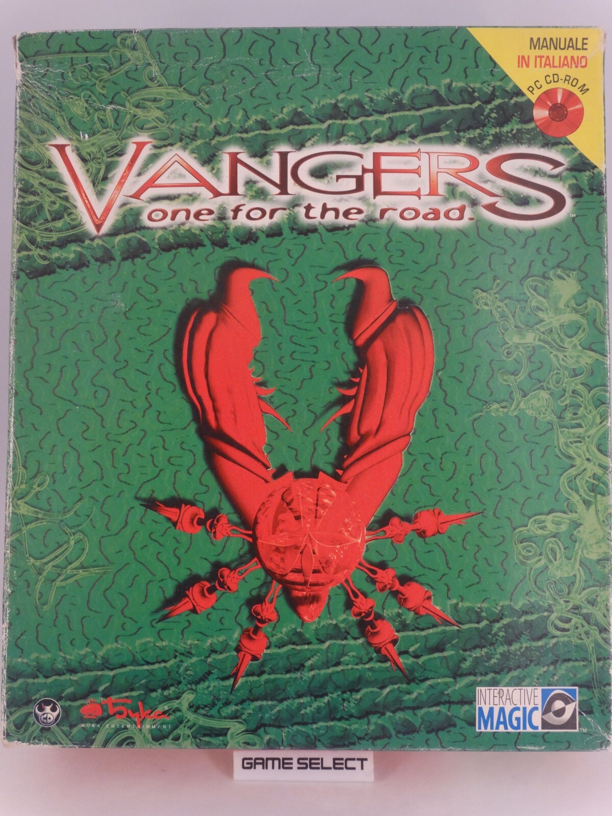 VANGERS ONE FOR THE ROAD PC COMPUTER BIG BOX ITA ITALIAN ORIGINAL COMPLETE