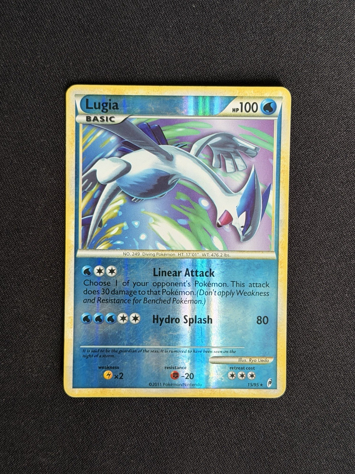 Pokémon TCG Lugia HGSS Call Of Legends 15/95 Reverse Holo Rare