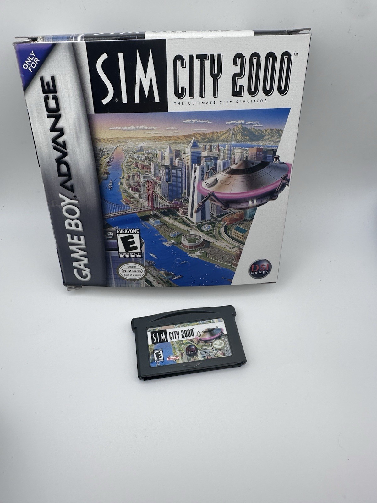 Sim City 2000 (Nintendo Game Boy Advance GBA, 2003) Tested - In Box - No Manual
