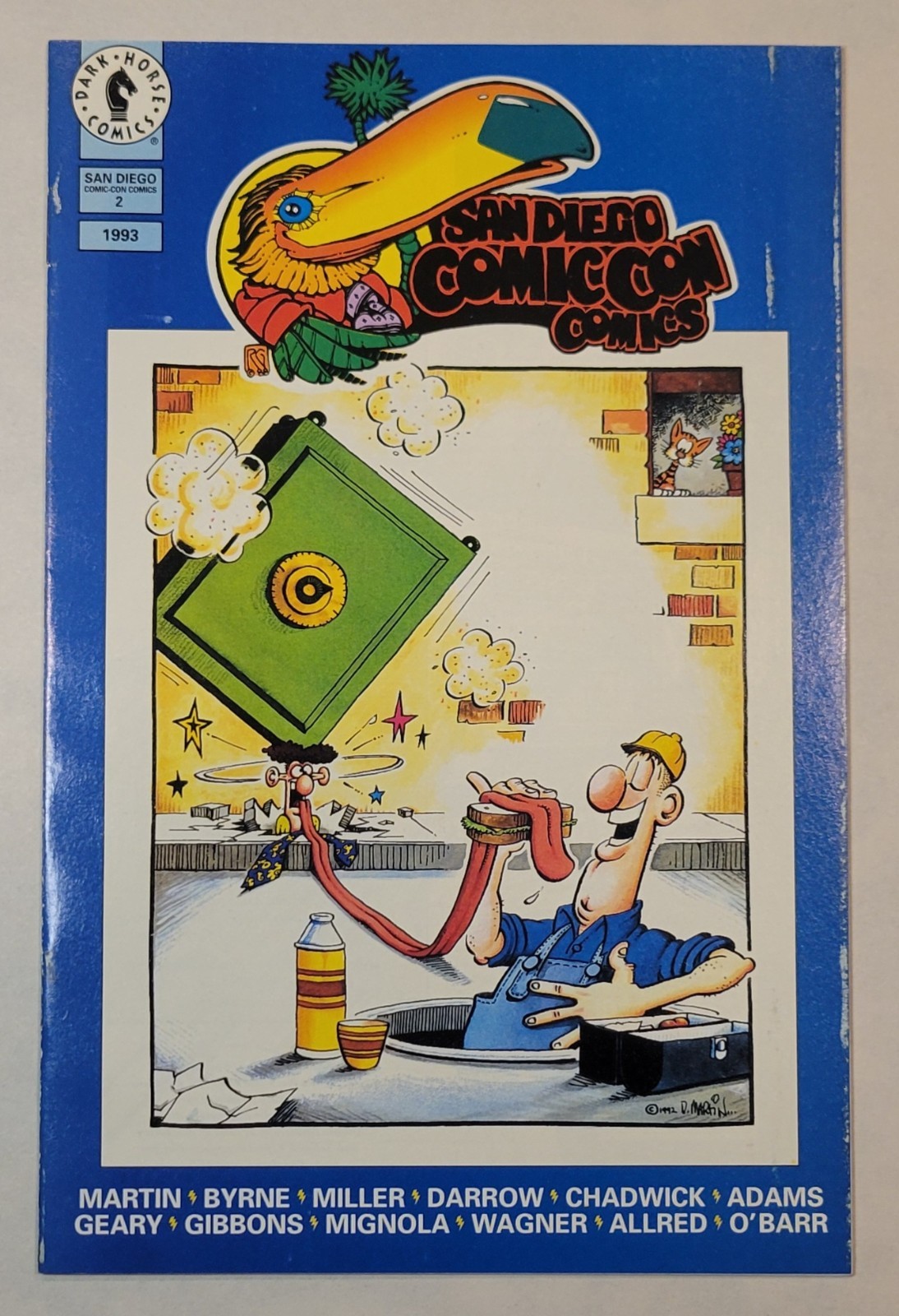 1993 SDCC Dark Horse San Diego Comic Con Comics #2 First App. Hellboy Mid Grade