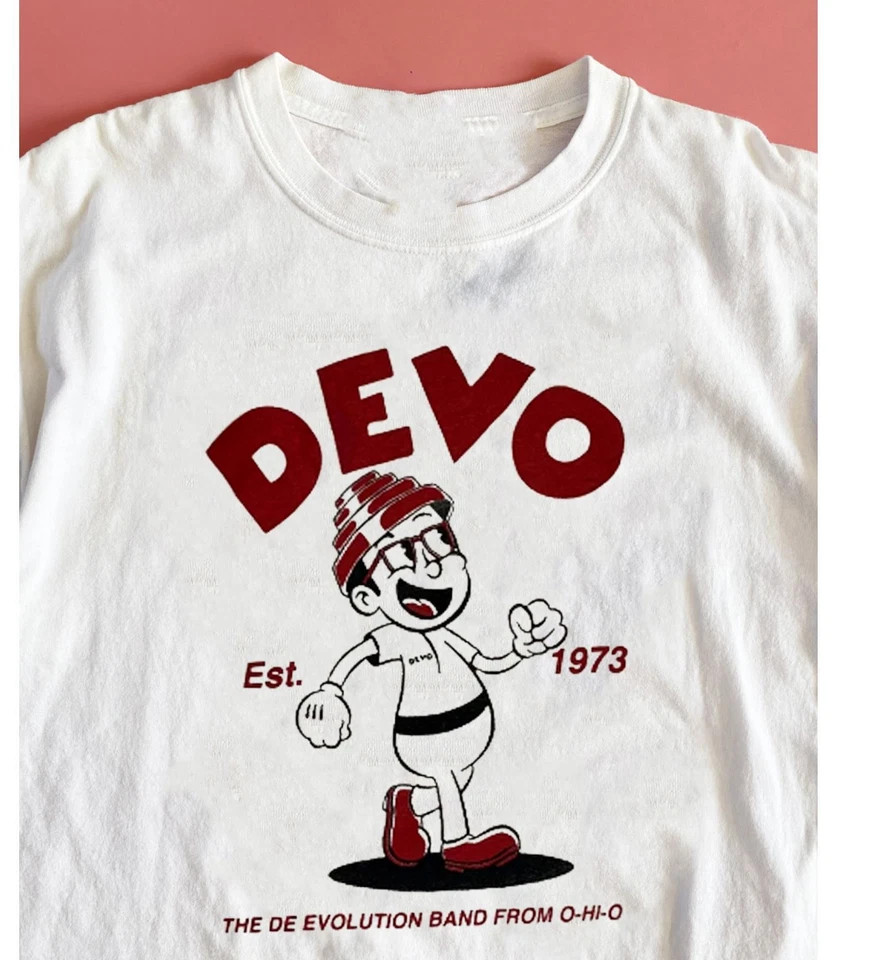 Devo Band Cotton Short Sleeve Gift Christmas Shirt  S-234XL Shirt