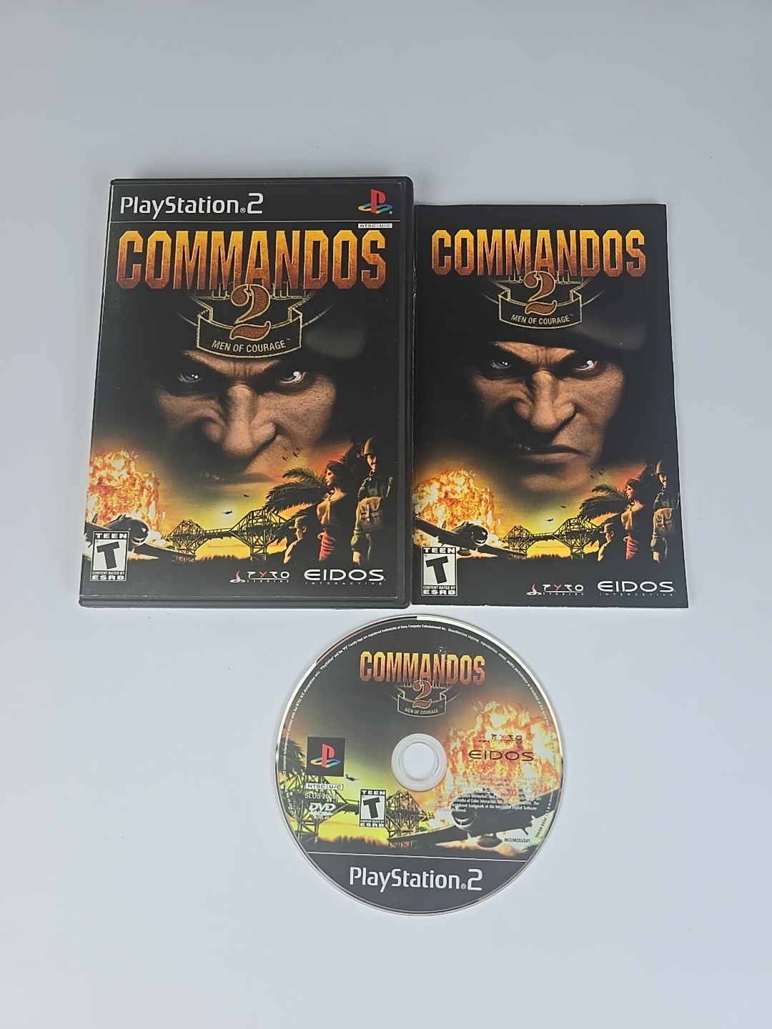 Commandos 2: Men of Courage Sony PlayStation 2, 2002 Mint Complete More In Store
