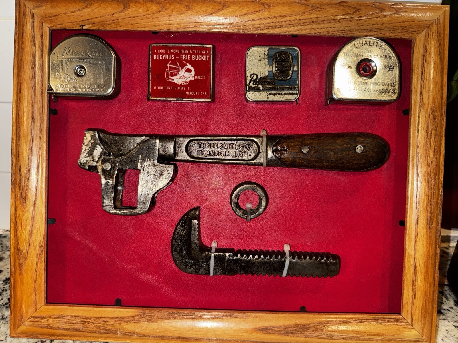 One of a Kind - VTG & ANT Handcrafted Tool Shadow Box Display by Alec Elamaireh