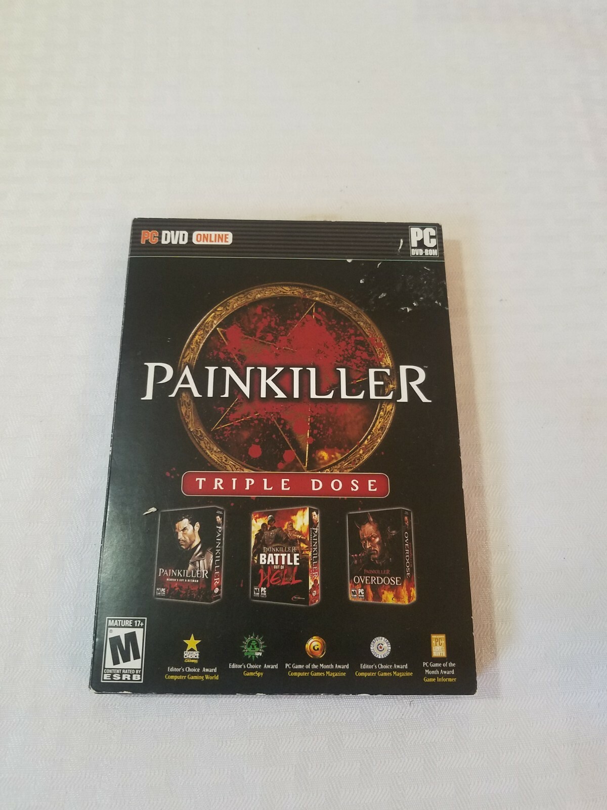 Painkiller Triple Dose pc dvd online game tested working