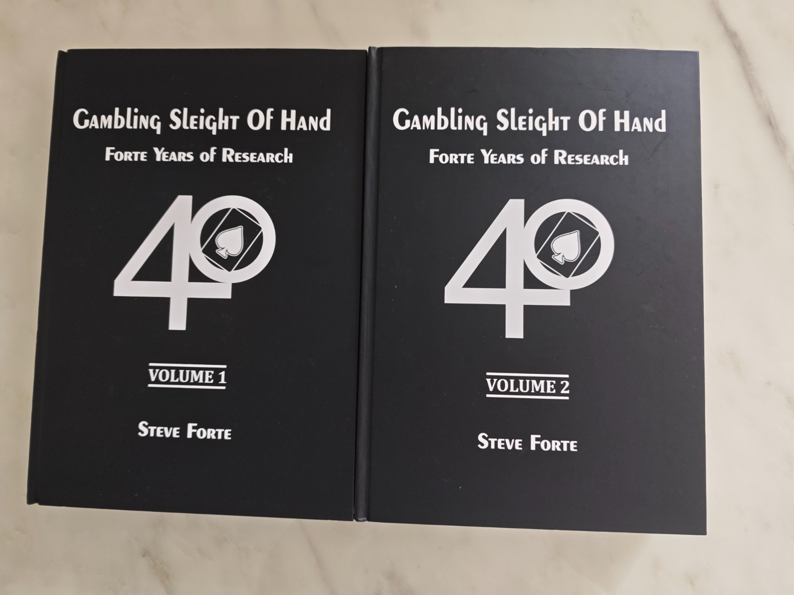 Gambling Sleight Of Hand: Forte Years Of Research By Steve Forte (Volume 1 &2) 1